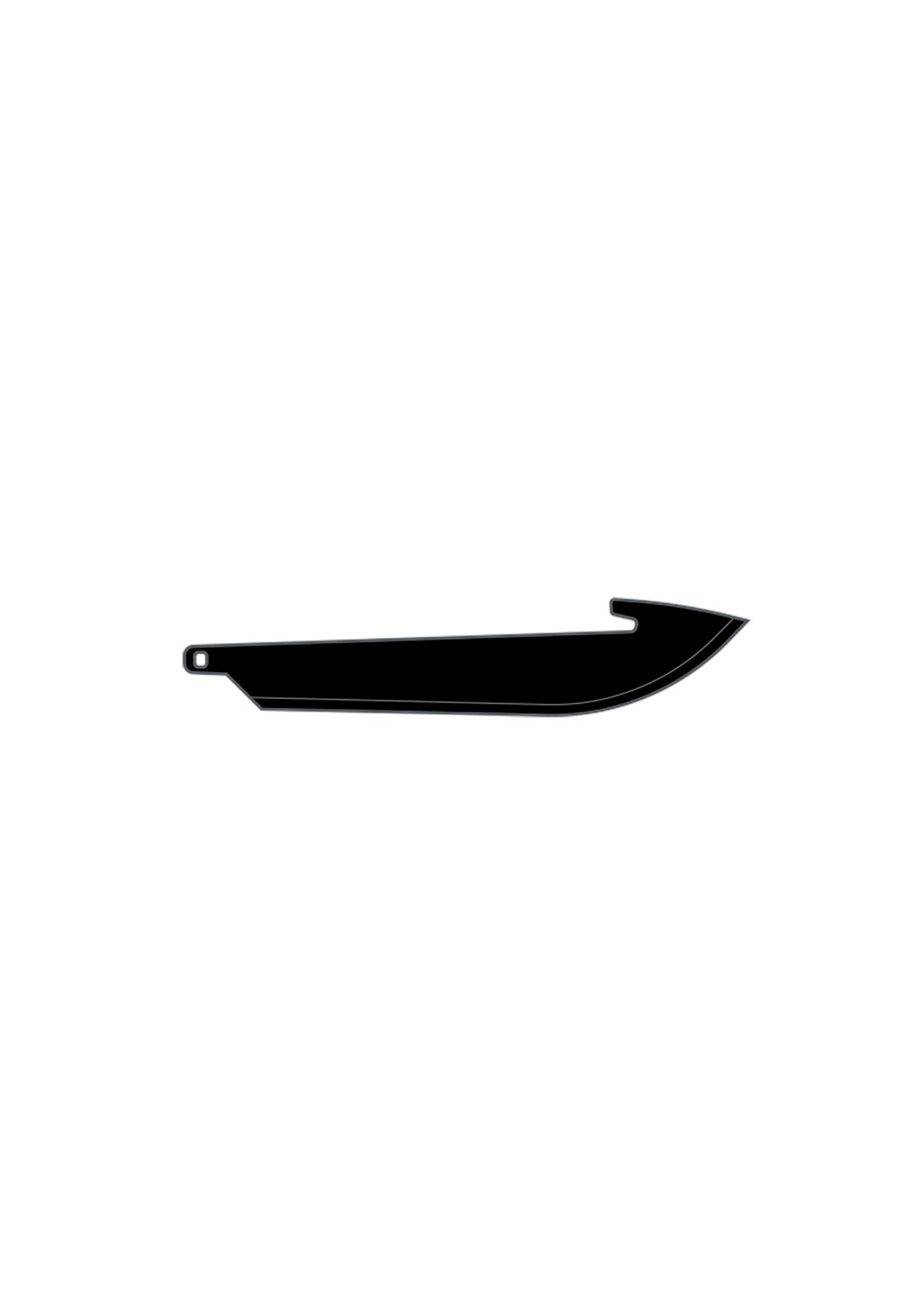 Paquet de 6 lames Drop Point 3,5 po | Noir |