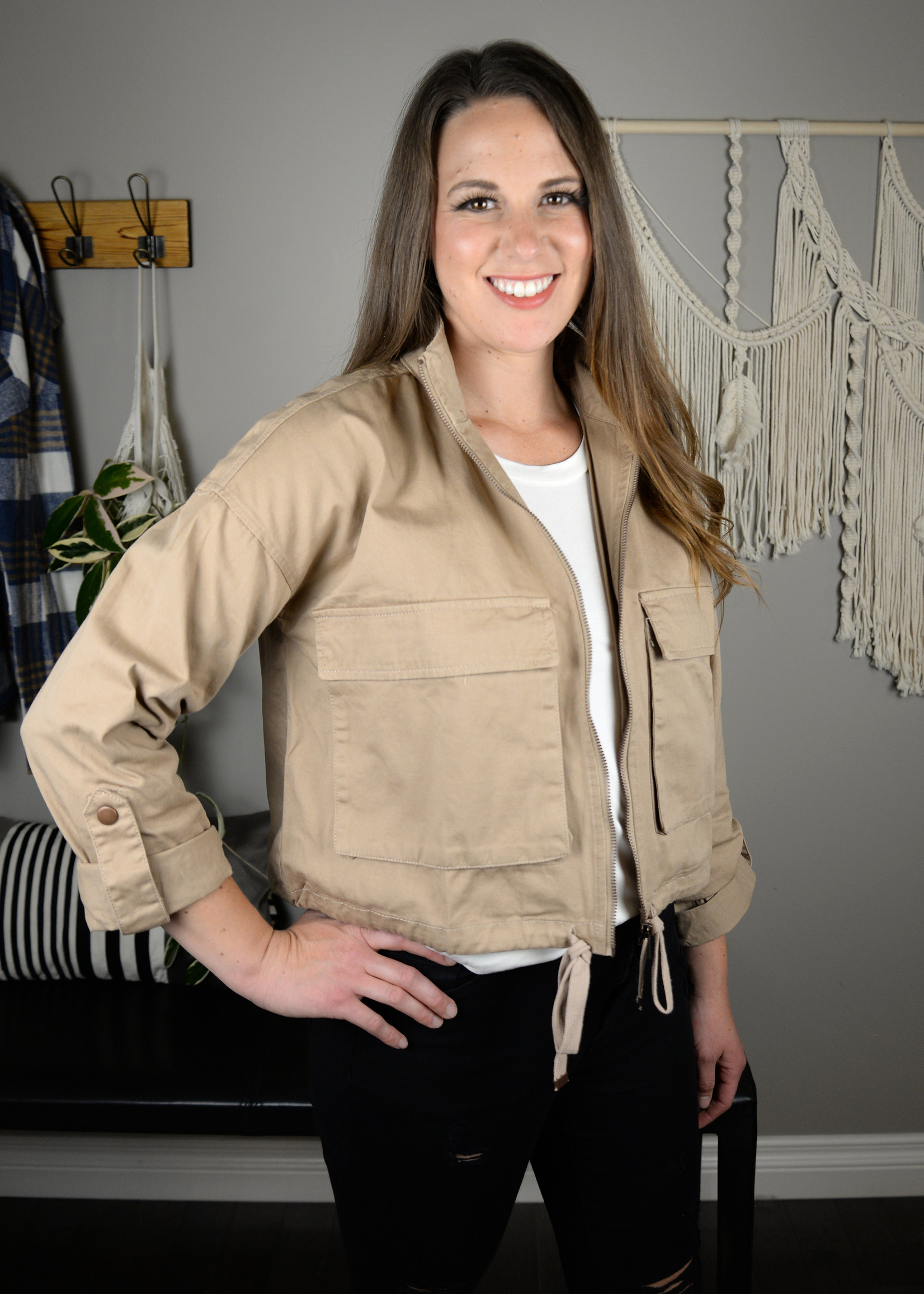 Addison cropped hotsell jacket