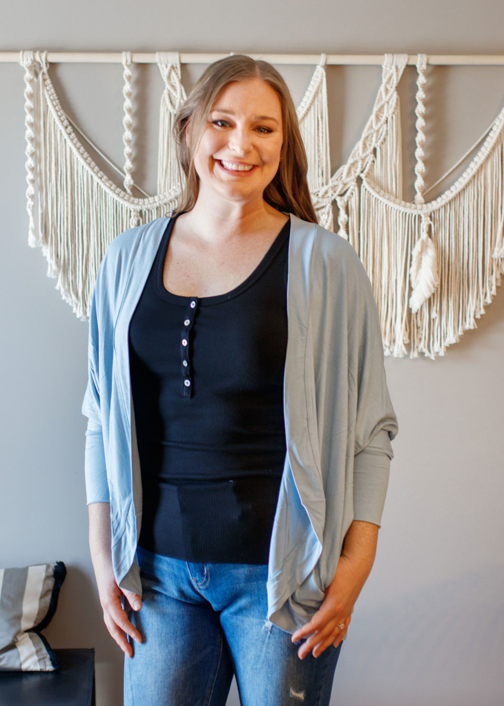 Andrea Cocoon Wrap Cardigan