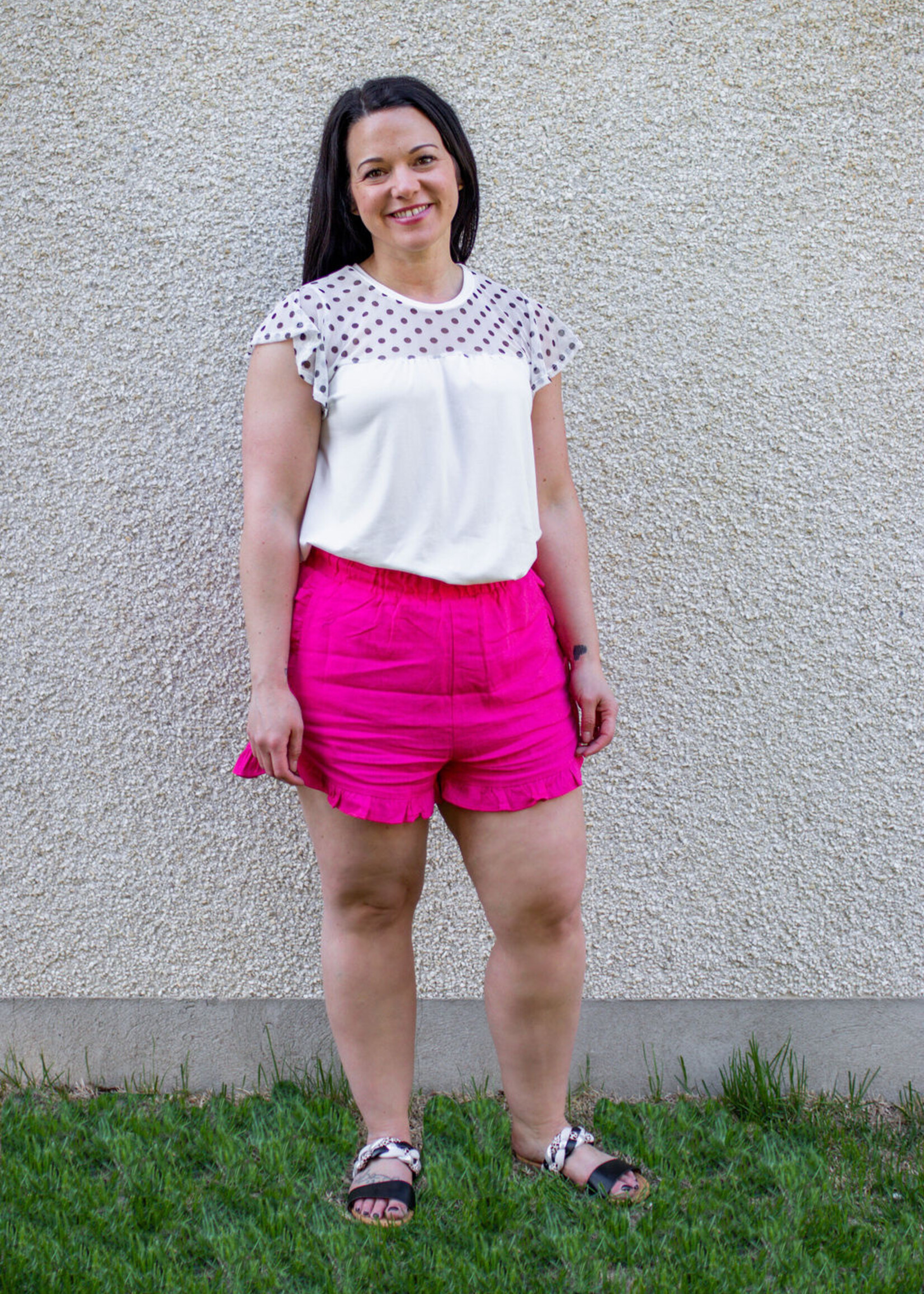 Lola Shorts with Ruffle Trim