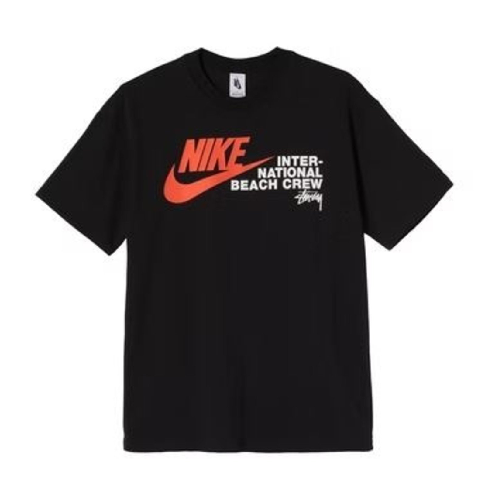 Nike X Stussy International Beach Crew T-Shirt black Size XS, DS 