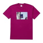 Supreme Supreme Banner Tee Magenta Size M, DS BRAND NEW