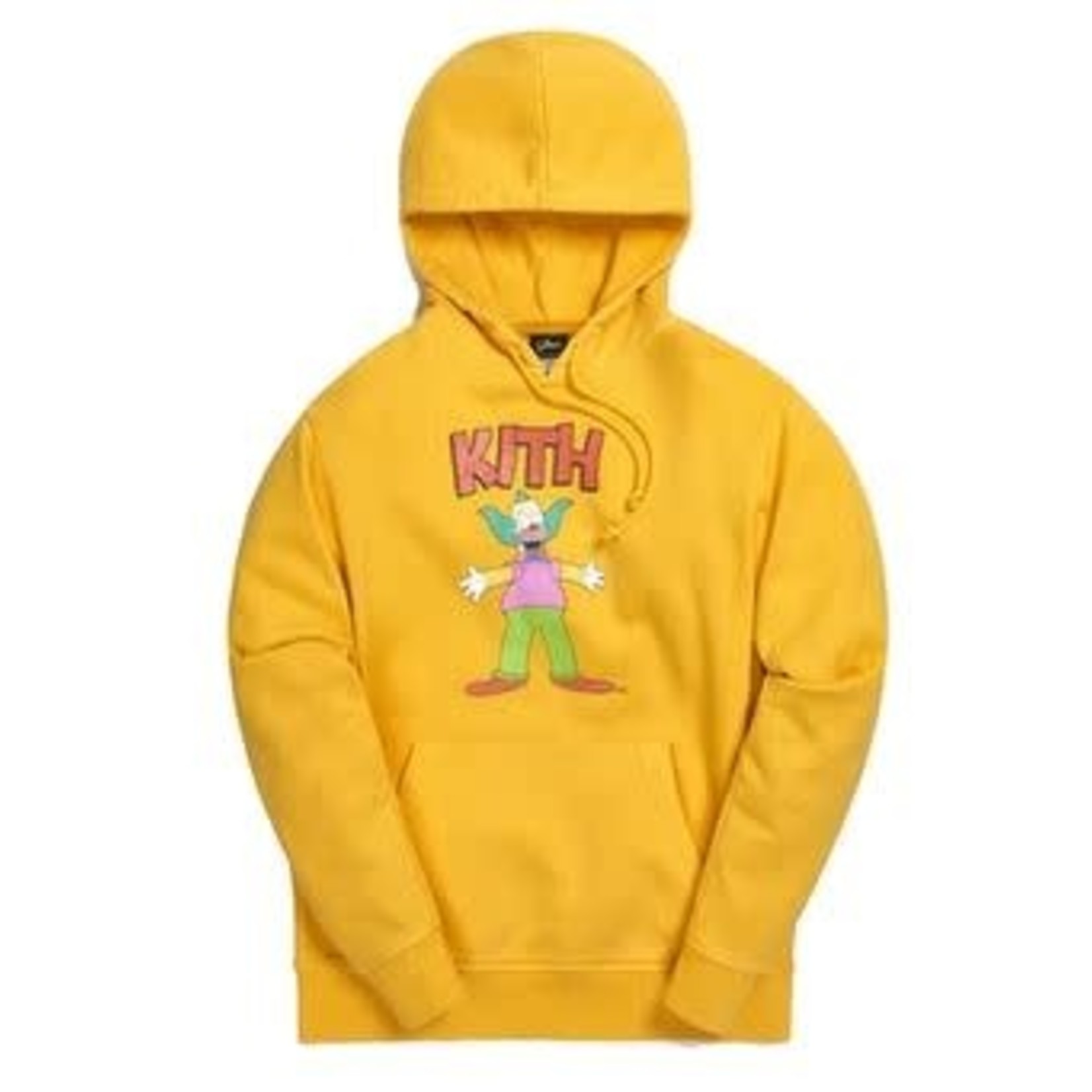Kith Kith X The Simpsons Krusty Hoodie Yellow Size L, DS BRAND NEW