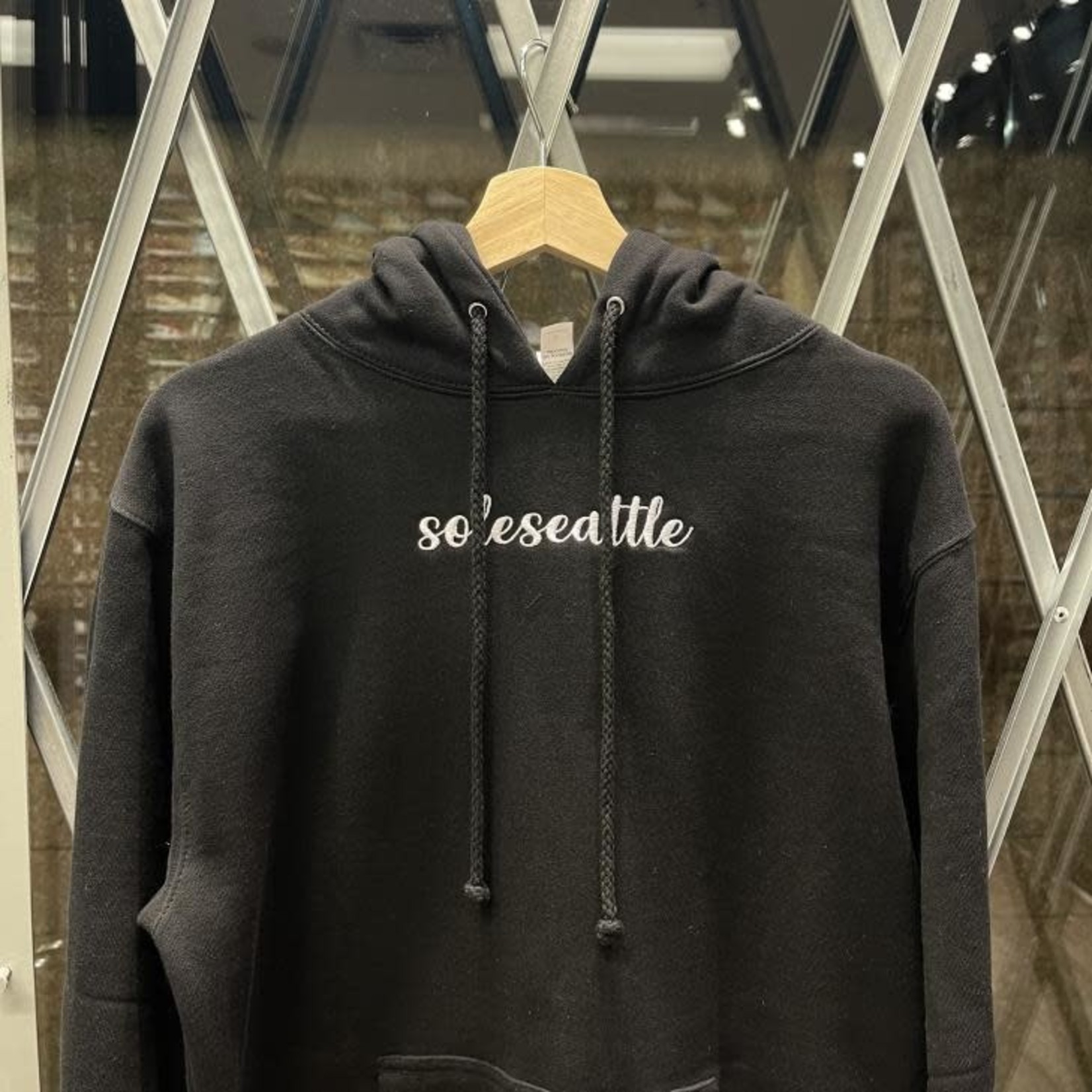 SOLESEATTLE SOLESEATTLE HOODIE BLACK Size Large, DS BRAND NEW