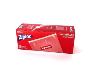 Supreme Ziploc Bags 1 box - 30bags Size N/A, DS BRAND NEW