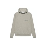 Fear Fear of God Essentials Core Collection Pullover Hoodie Dark Heather Oatmeal Size Medium, DS BRAND NEW
