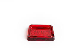 Supreme Supreme Debossed Glass Ashtray red Size OS, DS BRAND