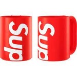 Supreme Supreme Heller Mugs (set of 2) red Size OS, DS BRAND NEW