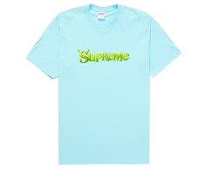 Supreme Supreme Shrek Tee Turquoise Size M, DS BRAND NEW