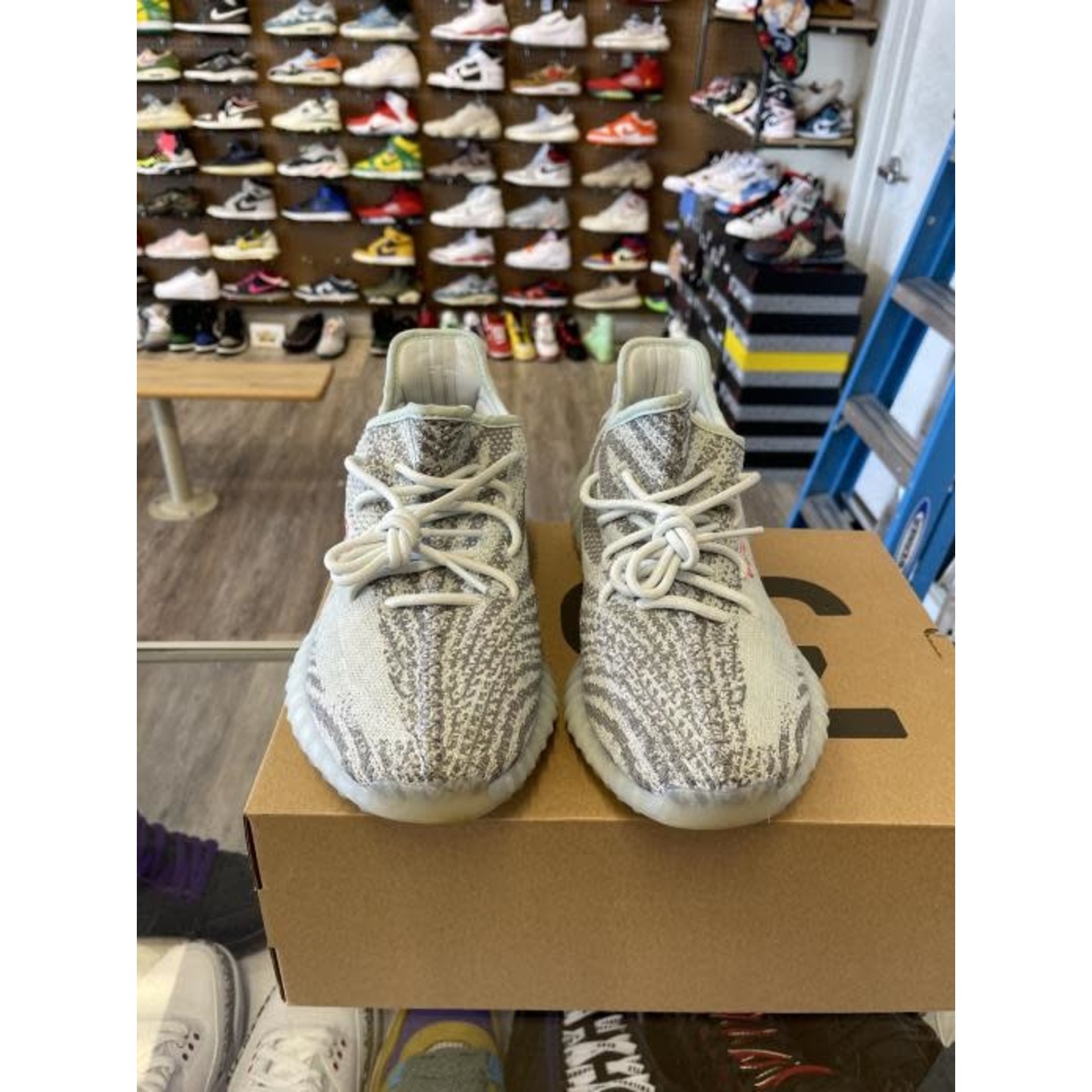 blue tint yeezy size 12
