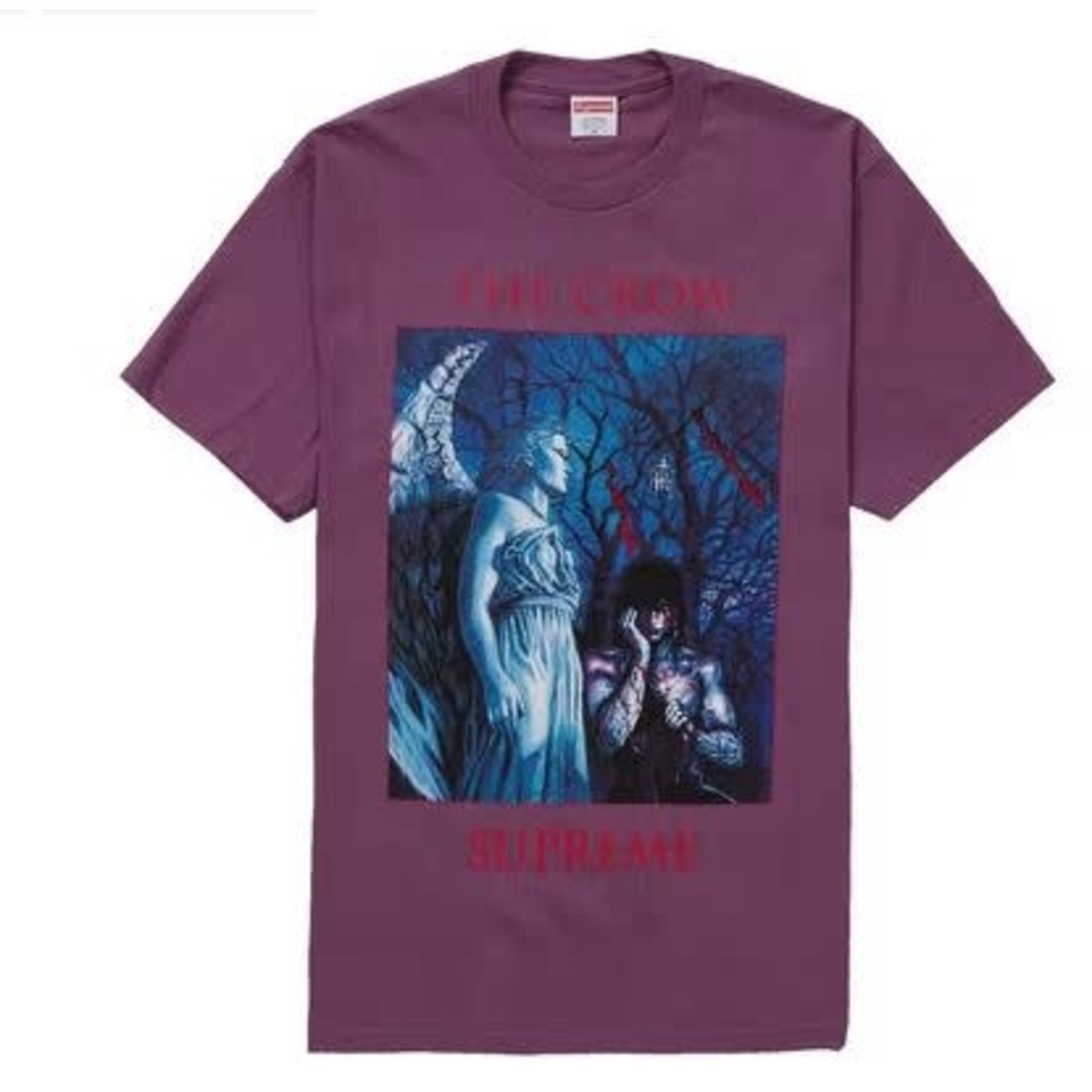 Supreme Supreme The Crow Tee Plum Size S, DS BRAND NEW - SoleSeattle