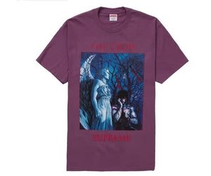 Supreme Supreme The Crow Tee Plum Size S, DS BRAND NEW