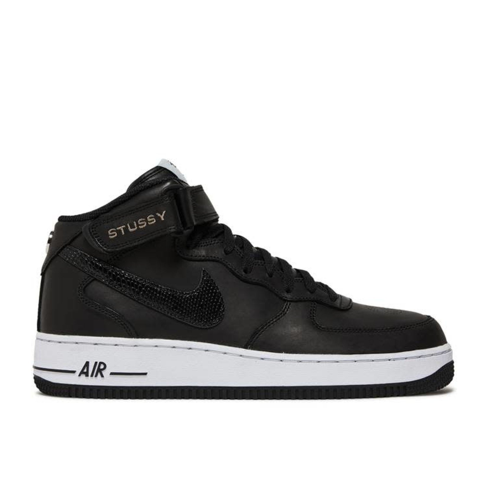 Nike Nike Air Force 1 Mid Stussy Black White Size 12, DS BRAND NEW