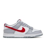 Nike Nike Dunk Low White Grey Red (GS) Size 6, DS BRAND NEW
