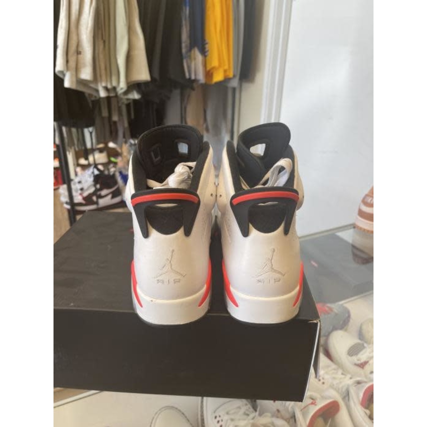 Jordan Jordan 6 Retro Infrared White (2014) Size 10.5, PREOWNED
