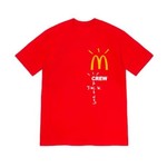 Travis Travis Scott X McDonald's Crew T-Shirt Red Size Large, DS BRAND NEW