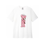 KAWS KAWS X Uniqlo Pink BFF Tee (US Sizing) White Size Large, DS BRAND NEW