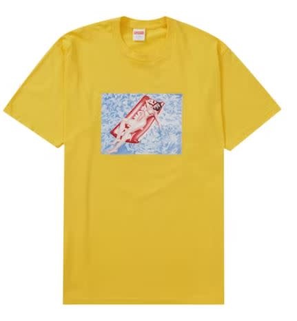 Supreme Supreme Float Tee Yellow Size XLarge, DS BRAND NEW 