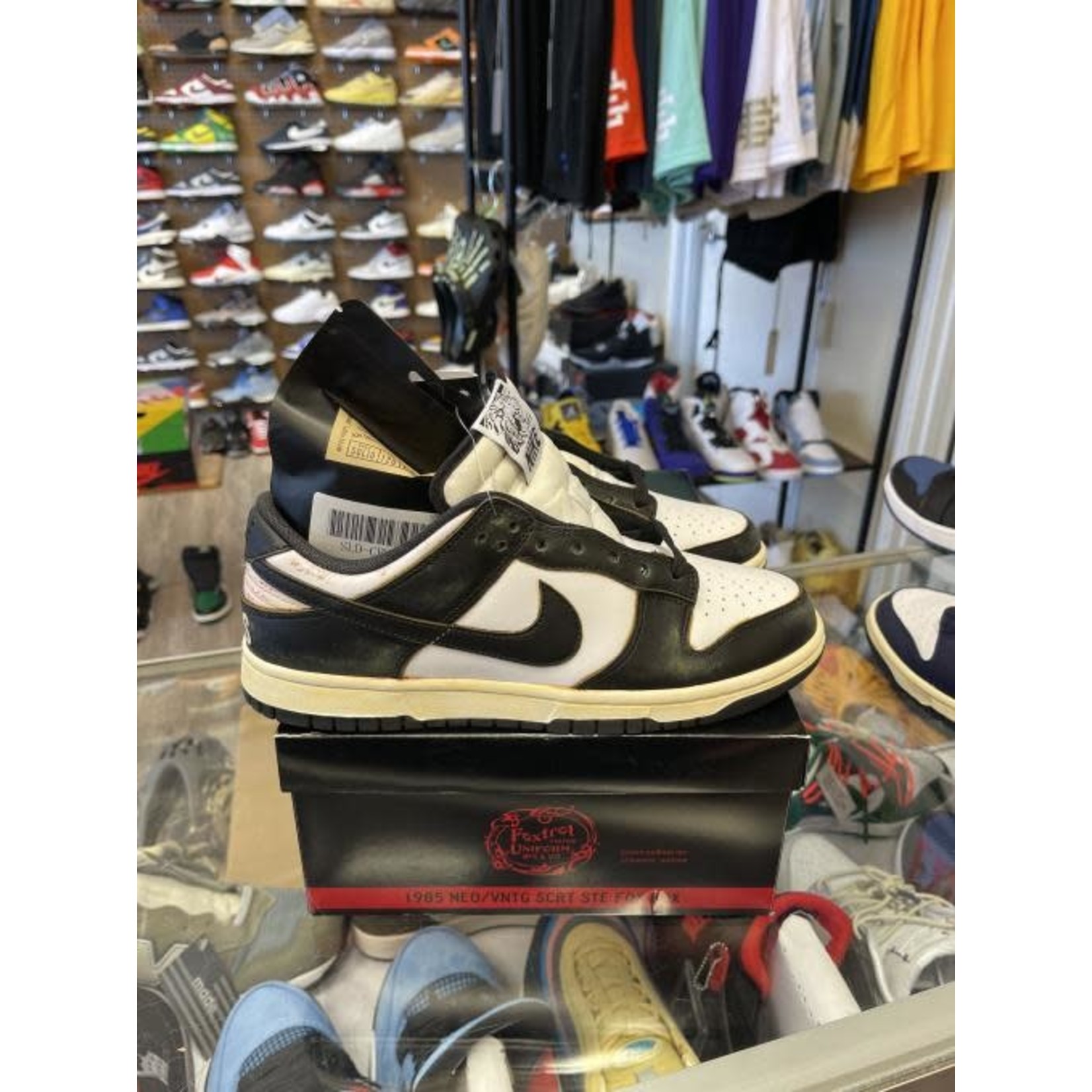 Foxtrot Foxtrot Uniform Nike Black White Low Dunk Size 8.5, DS