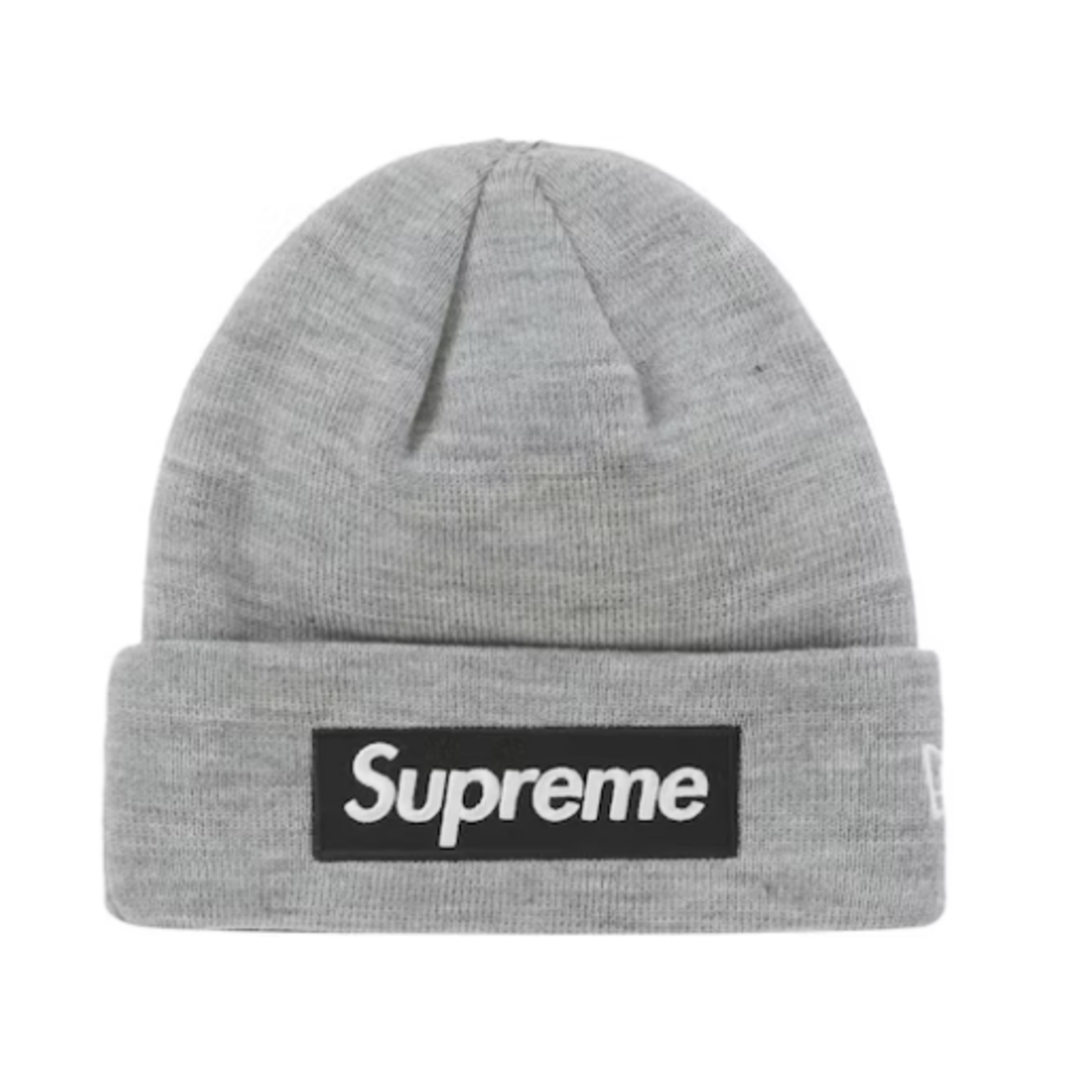 オープニング大セール】 New Supreme 帽子 Era Grey Beanie Logo Box