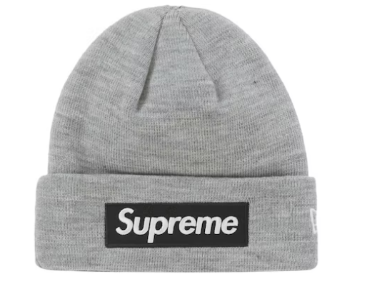 Supreme Supreme New Era Box Logo Beanie (FW22) Heather Grey Size 