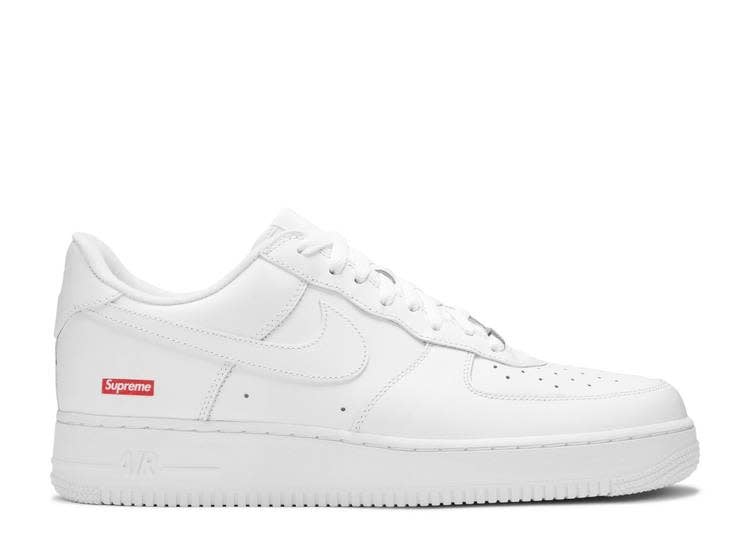 Nike Nike Air Force 1 Low Supreme White Size 6.5, DS BRAND NEW