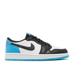 Jordan Jordan 1 Retro Low OG Black Dark Powder Blue Size 8, DS BRAND NEW