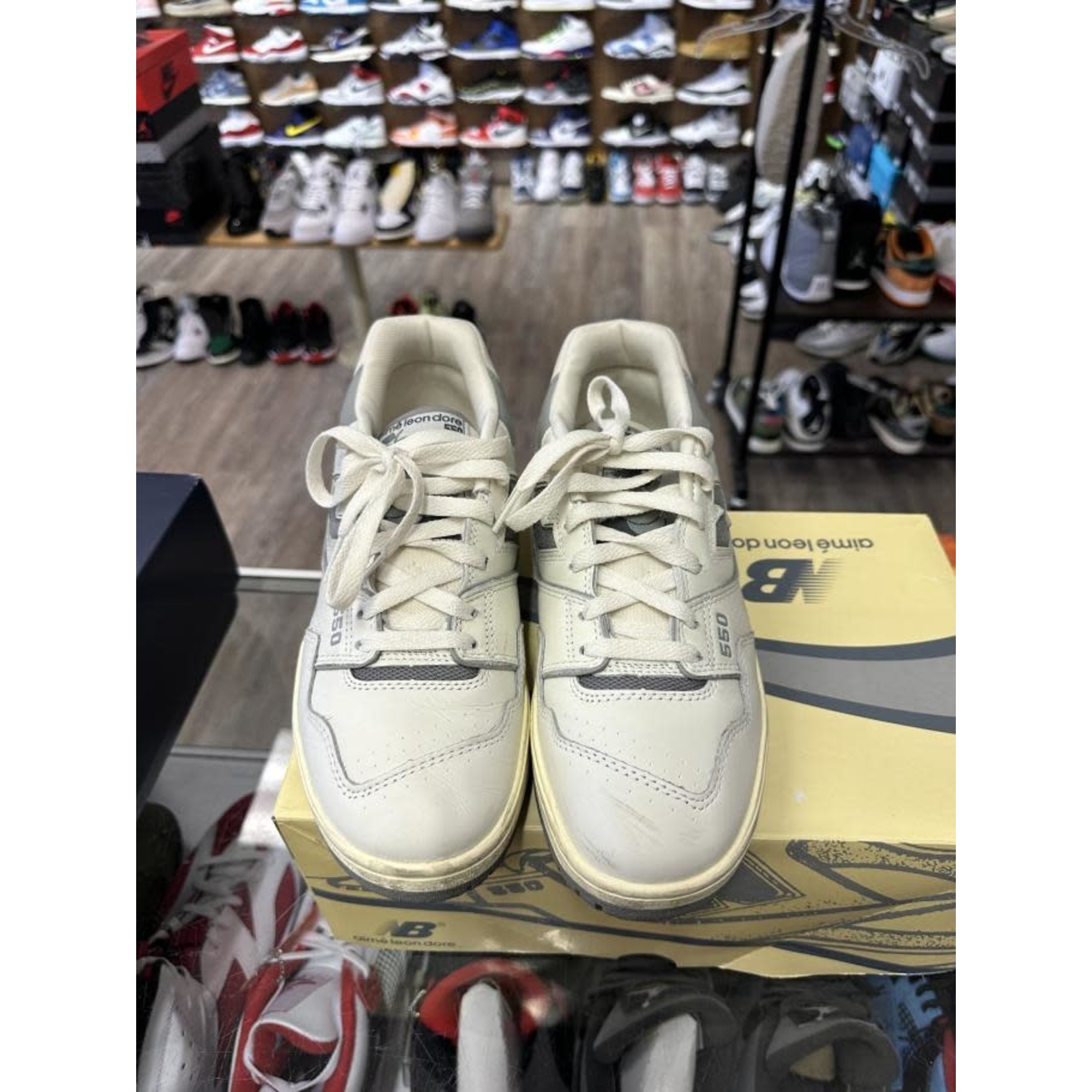 New Balance New Balance 550 Aime Leon Dore White Grey Size 9