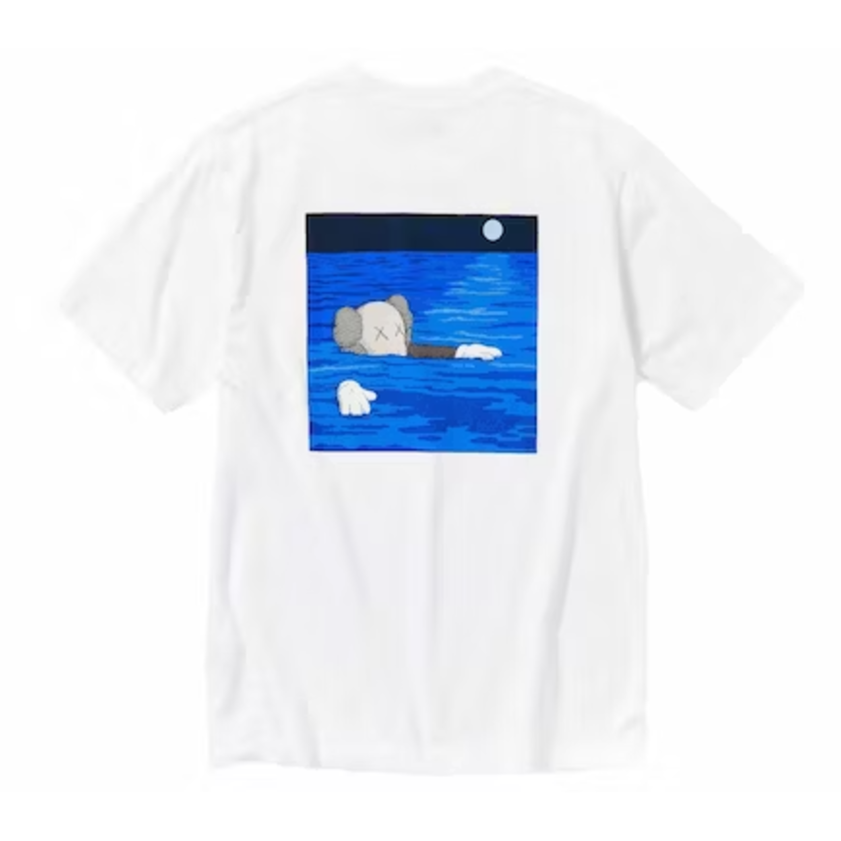 KAWS KAWS X Uniqlo UT Short Sleeve Artbook Cover T-Shirt (US Sizing) White Size Large, DS BRAND NEW