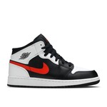 Jordan Jordan 1 Mid White Black Chile Red (GS) Size 4, DS BRAND NEW