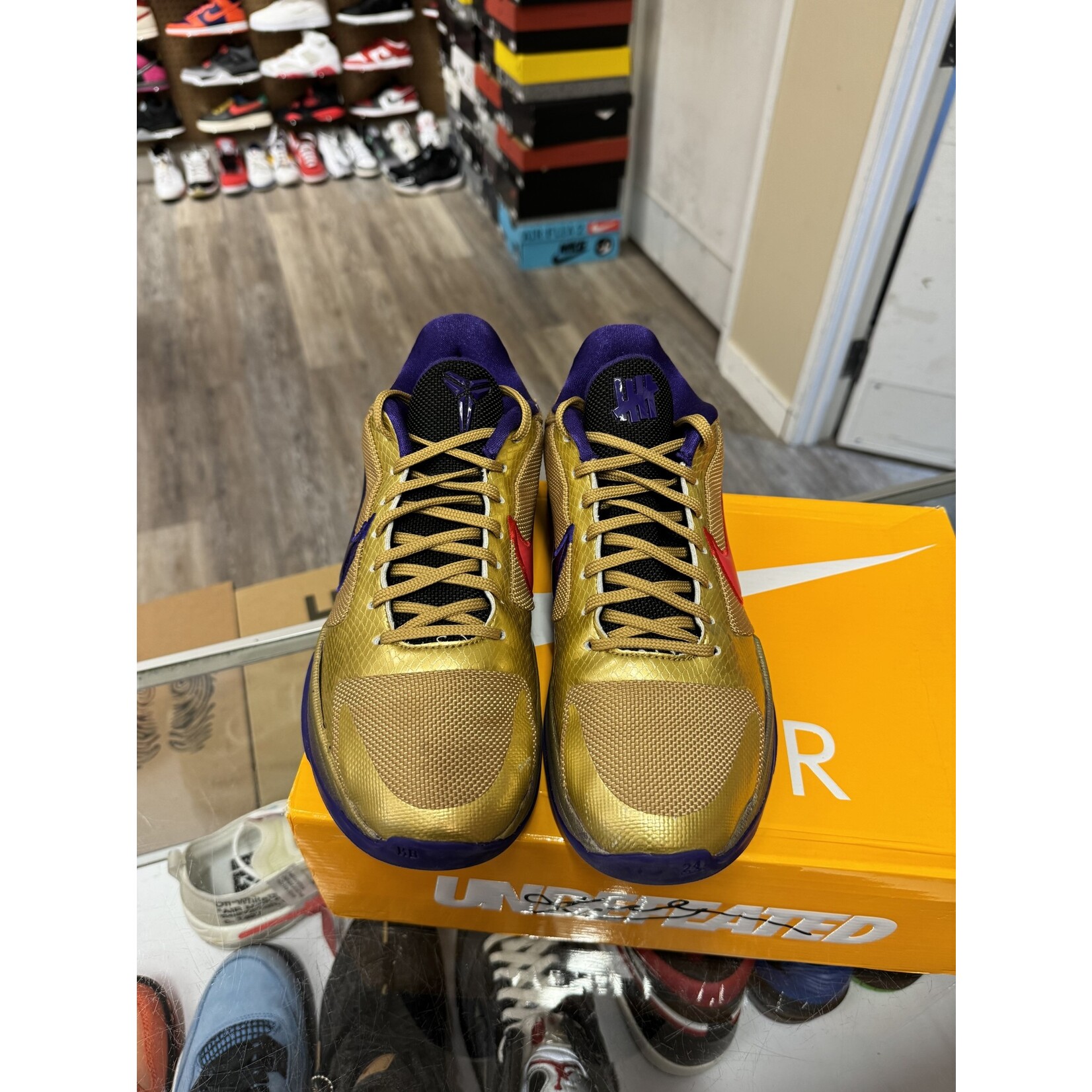 kobe 5 protro undefeated hall of fame