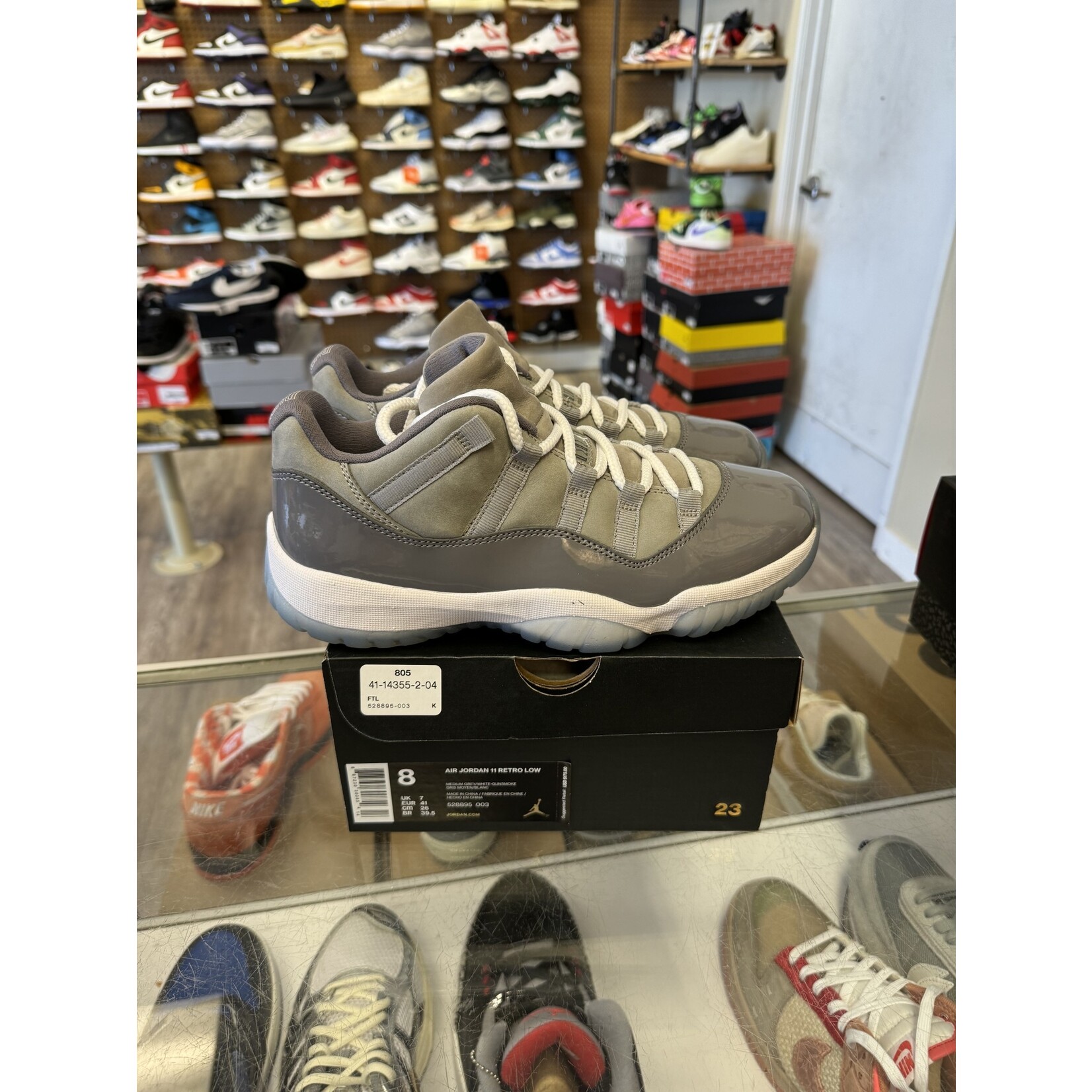 Jordan Jordan 11 Retro Low Cool Grey Size 8 PREOWNED SoleSeattle