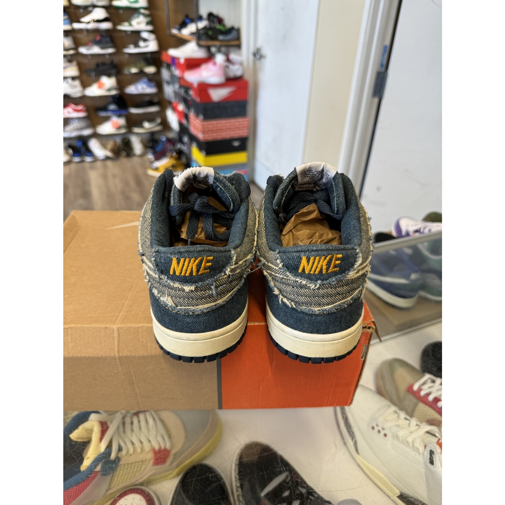 Nike Nike Dunk Low CL Denim Size 8, PREOWNED