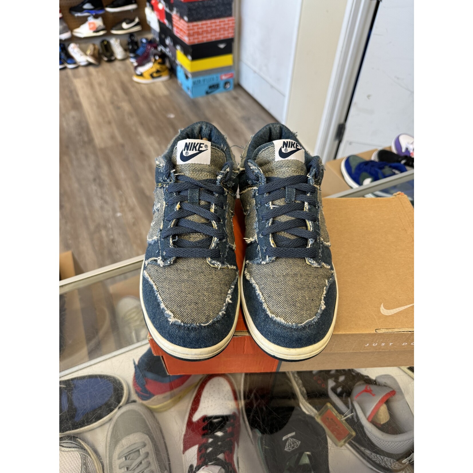 Nike Nike Dunk Low CL Denim Size 8, PREOWNED