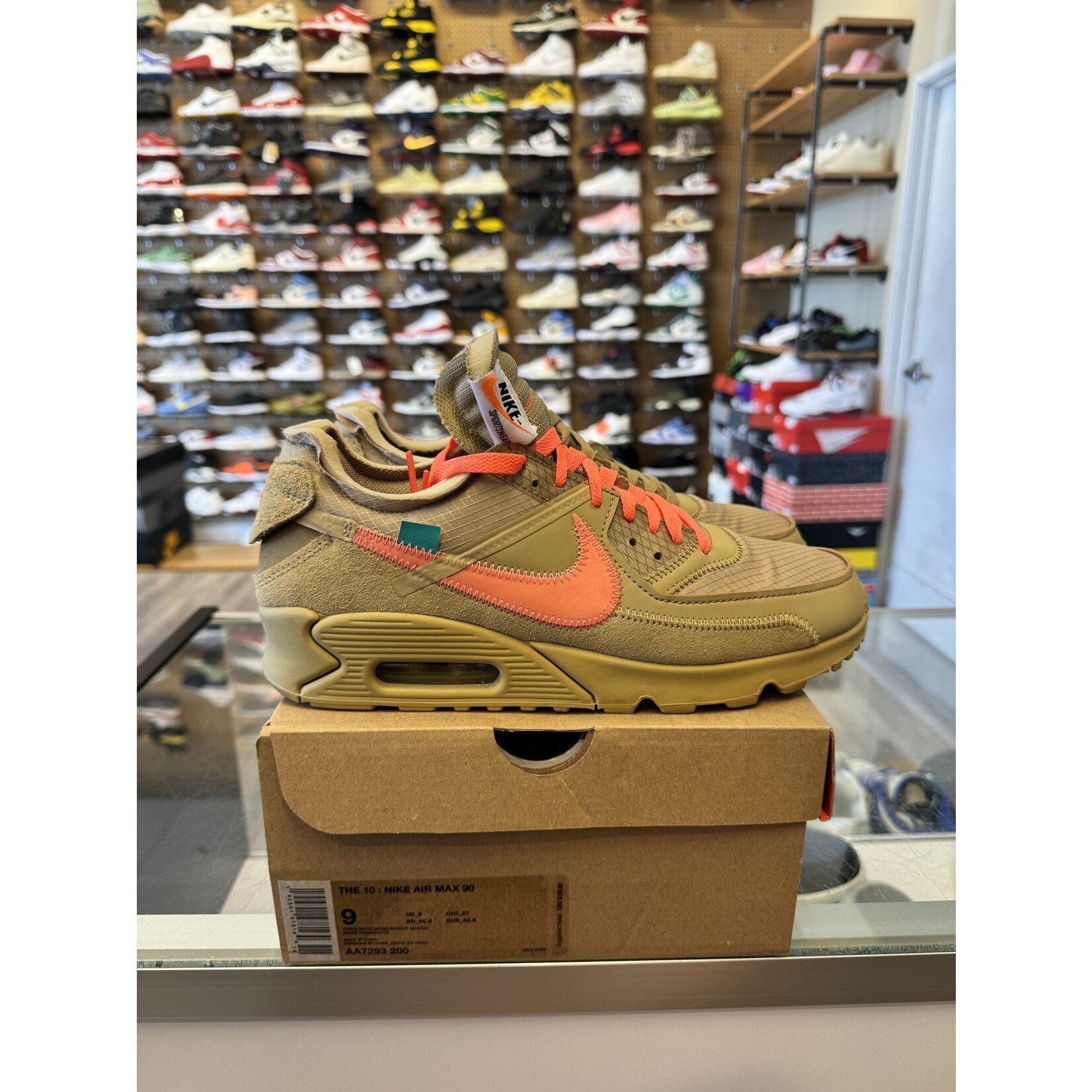 Nike Nike Air Max 90 Off-White Desert Ore Size 9, PREOWNED