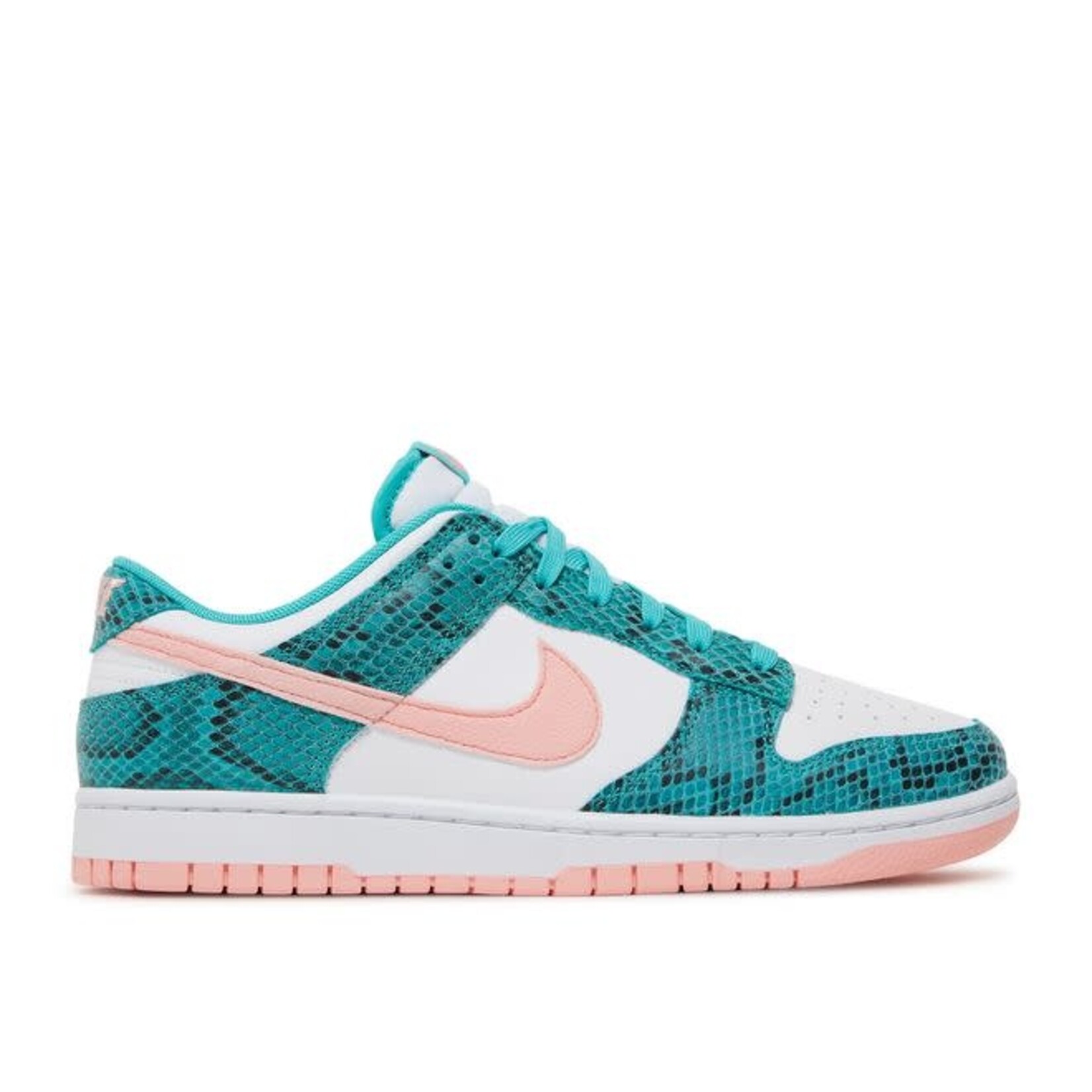 Nike Nike Dunk Low Snakeskin Washed Teal Bleached Coral Size 8.5, DS BRAND NEW