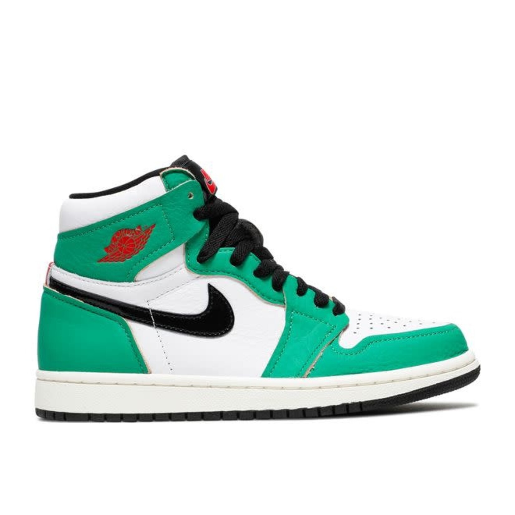 Jordan Jordan 1 Retro High Lucky Green Size 9.5W, DS BRAND NEW DAMAGED LID