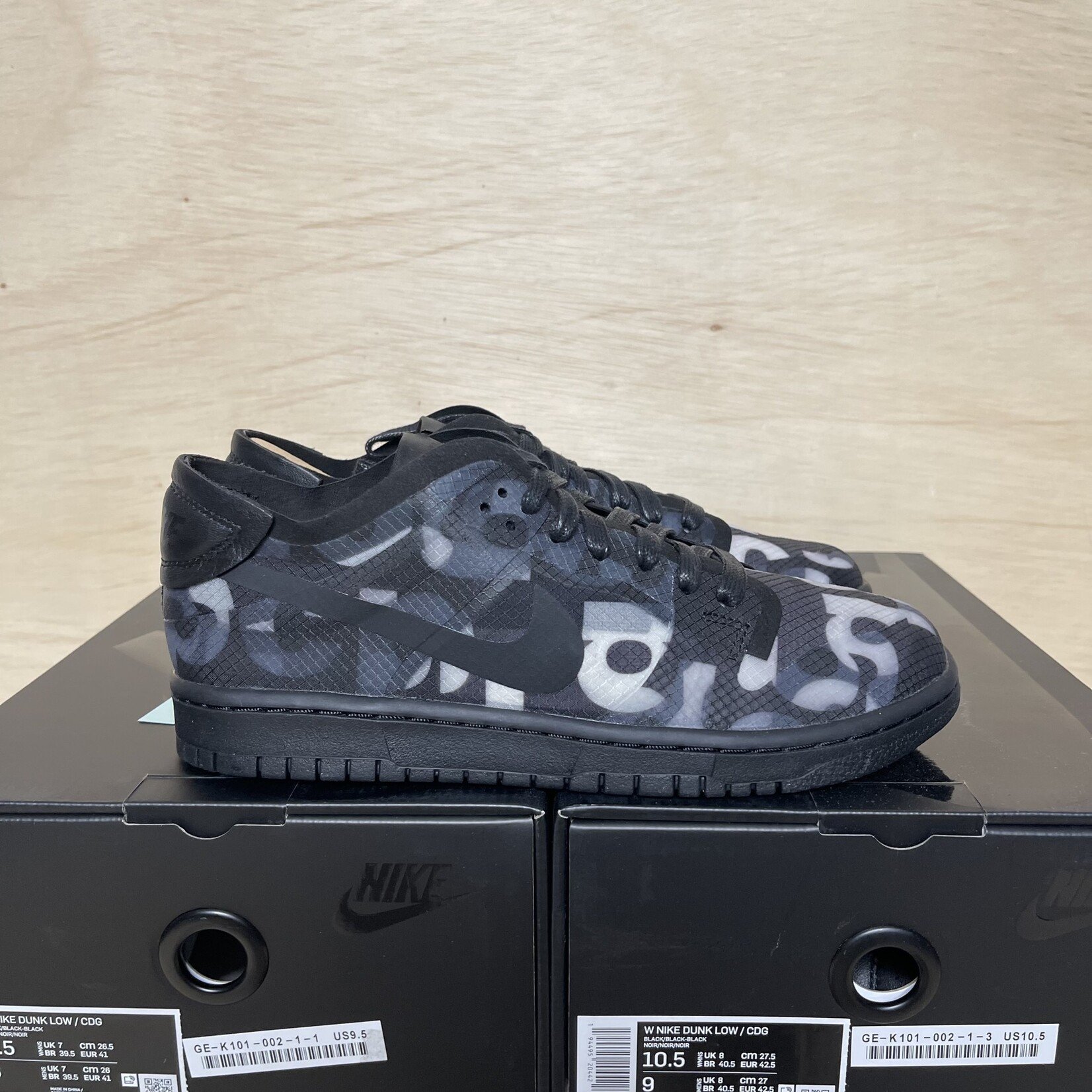 Nike Nike Dunk Low Comme des Garcons Print (W) Size 10.5W, DS BRAND NEW