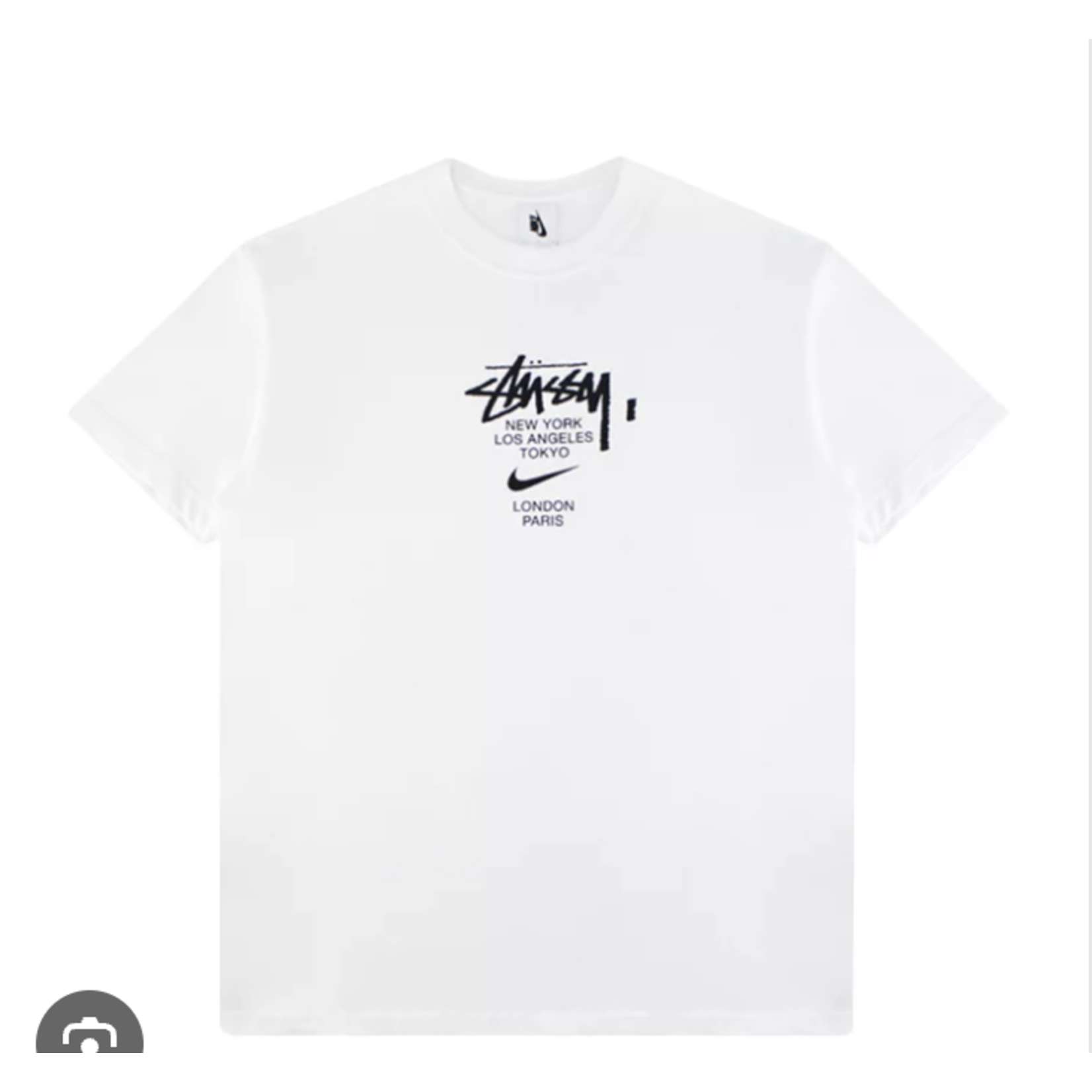 Nike Nike x Stussy International Tee 'Summit White' Size XLarge, DS BRAND NEW