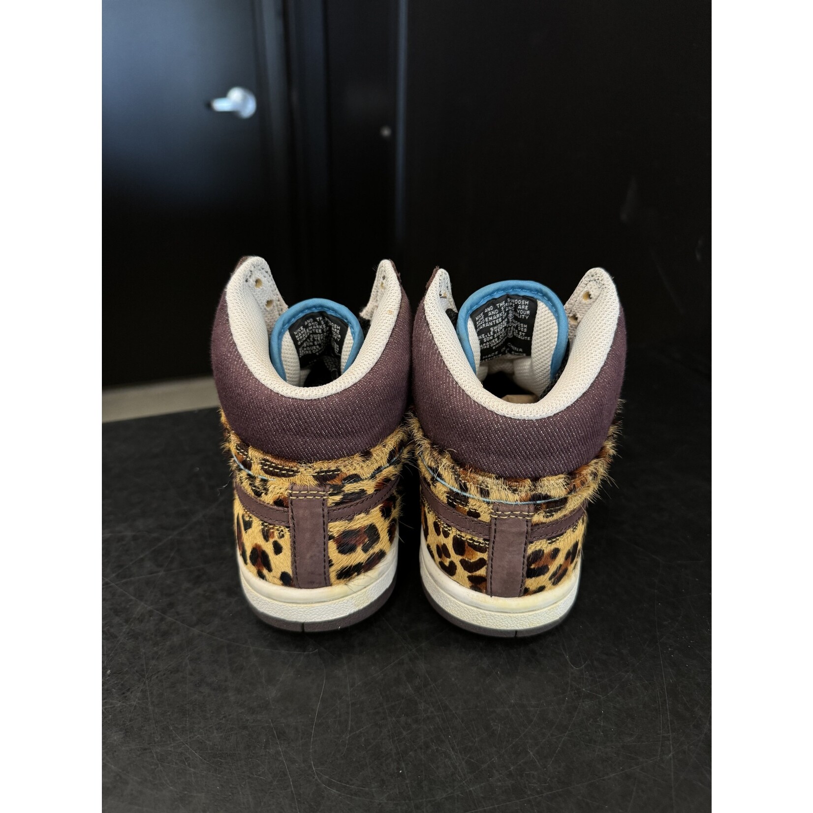 Nike Nike Court Force Hi Premium Cheetah (Women's) Size 7W, PREOWNED NO BOX