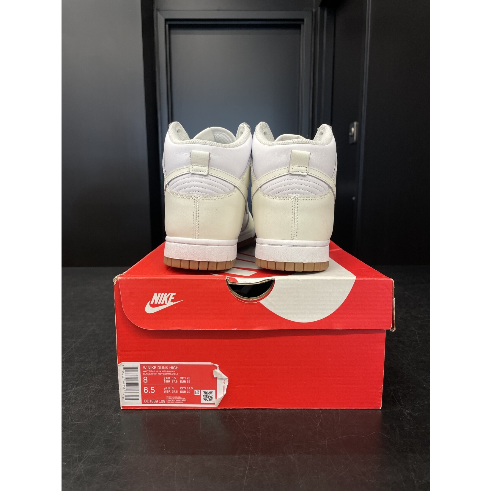 Nike Nike Dunk High Sail Gum (Women's) Size 8W, PREOWNED