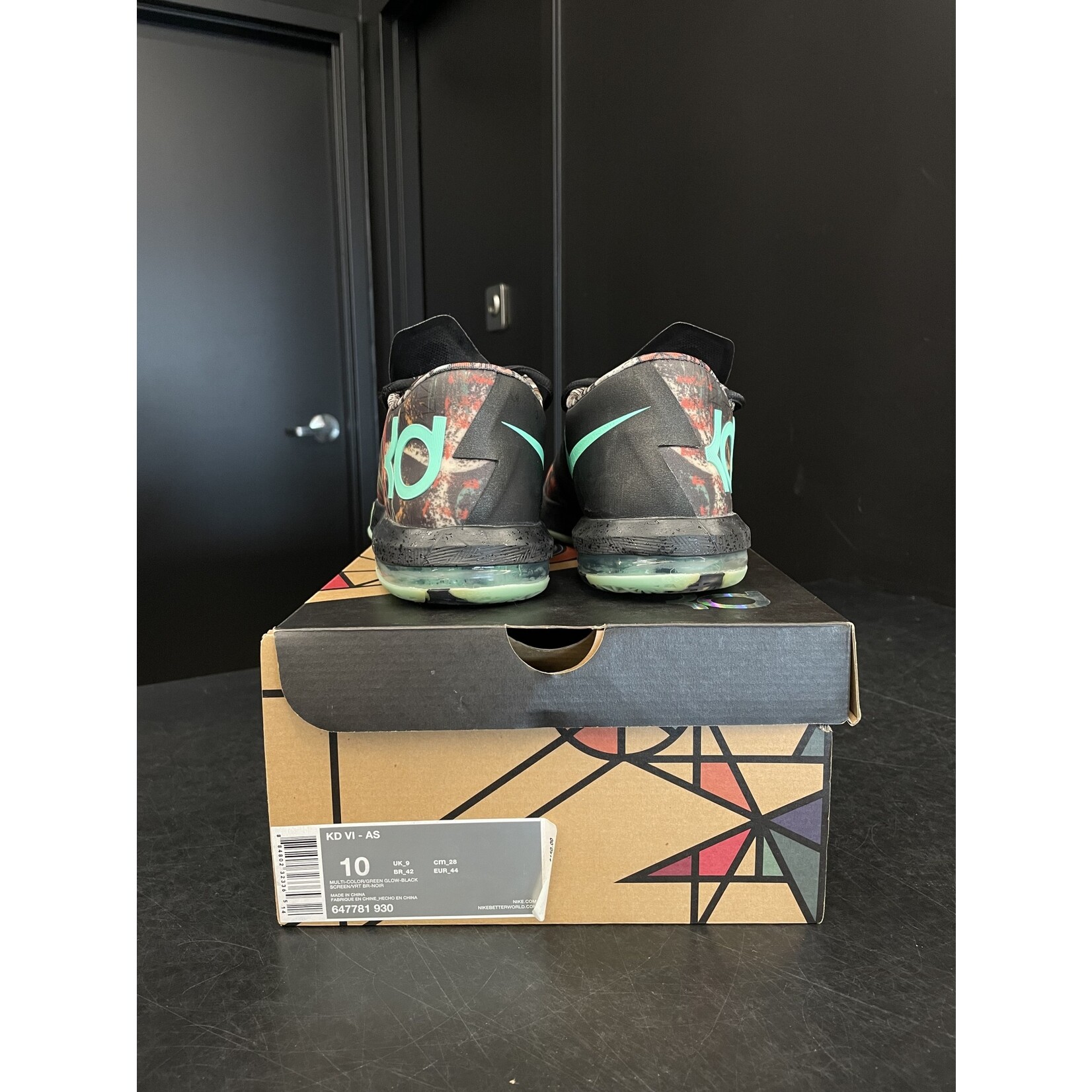 Nike Nike KD 6 NOLA Gumbo League Illusion Size 10 PREOWNED SoleSeattle