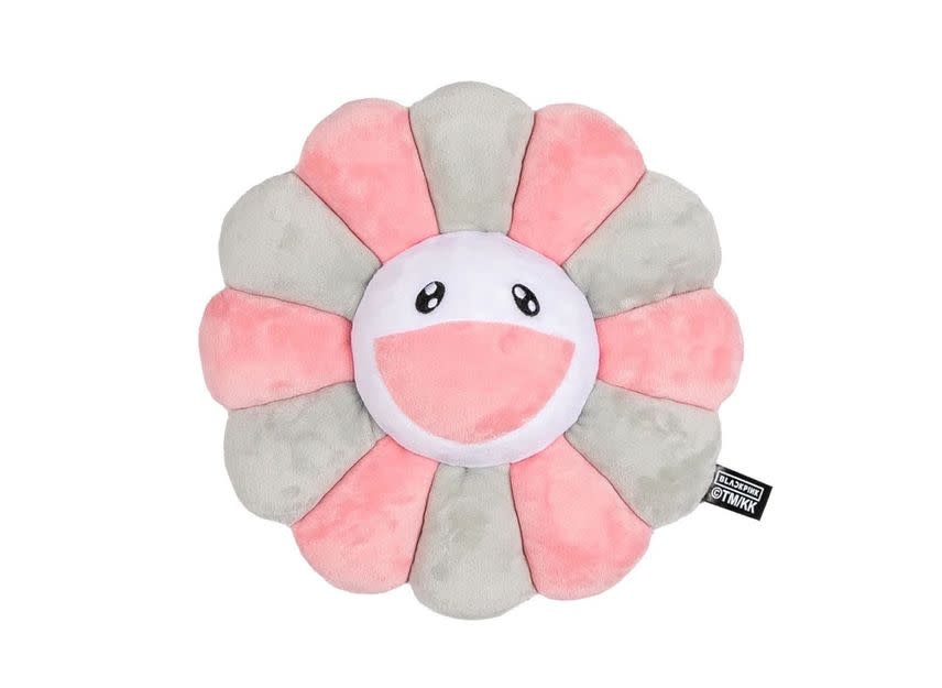 ファッション雑貨・小物その他 Kaikai Kiki x Blackpink Flower Pillow 30cm Pink Grey takashi-murakami-blackpink-