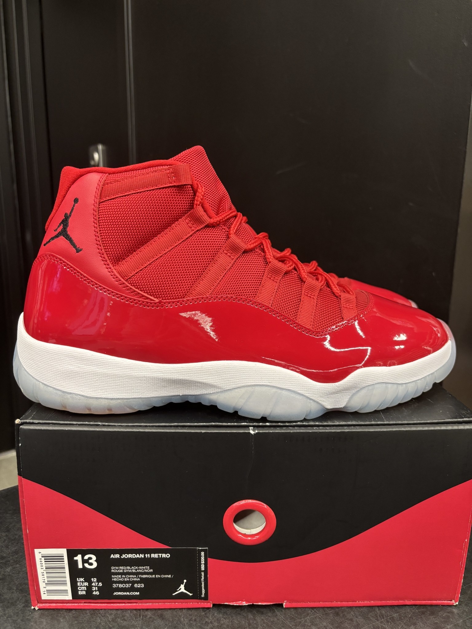 Jordan Jordan 11 Retro Win Like 96 Size 13 PREOWNED SoleSeattle