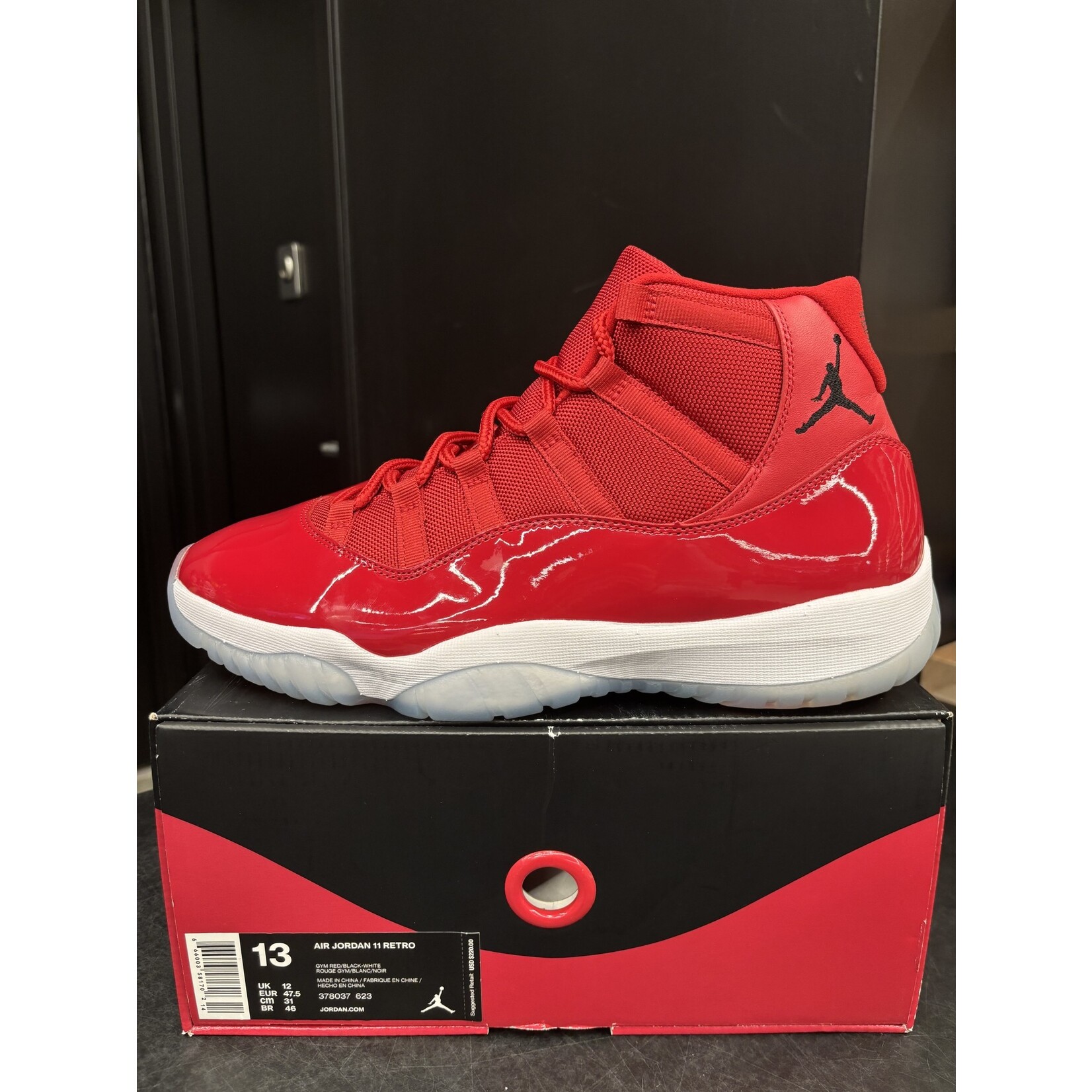 Jordan Jordan 11 Retro Win Like 96 Size 13 PREOWNED SoleSeattle