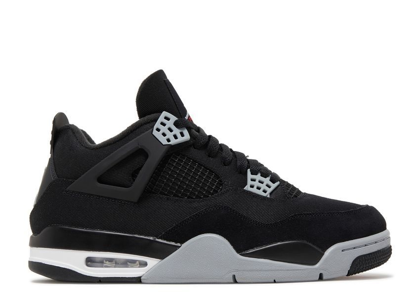 Jordan Jordan 4 Retro SE Black Canvas Size 7, DS BRAND NEW