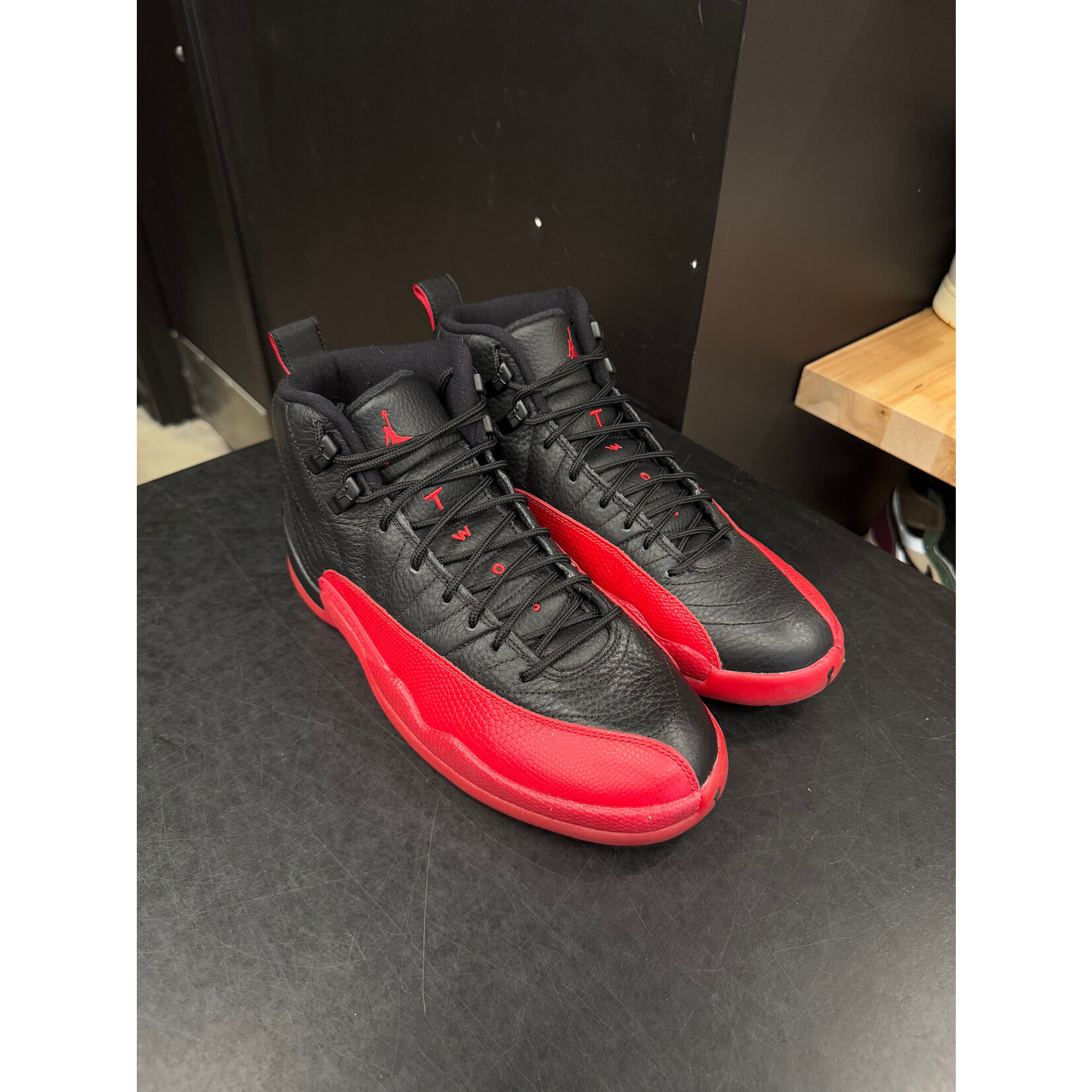 Jordan Jordan 12 Retro Flu Game 2016 Size 8.5 PREOWNED NO BOX SoleSeattle