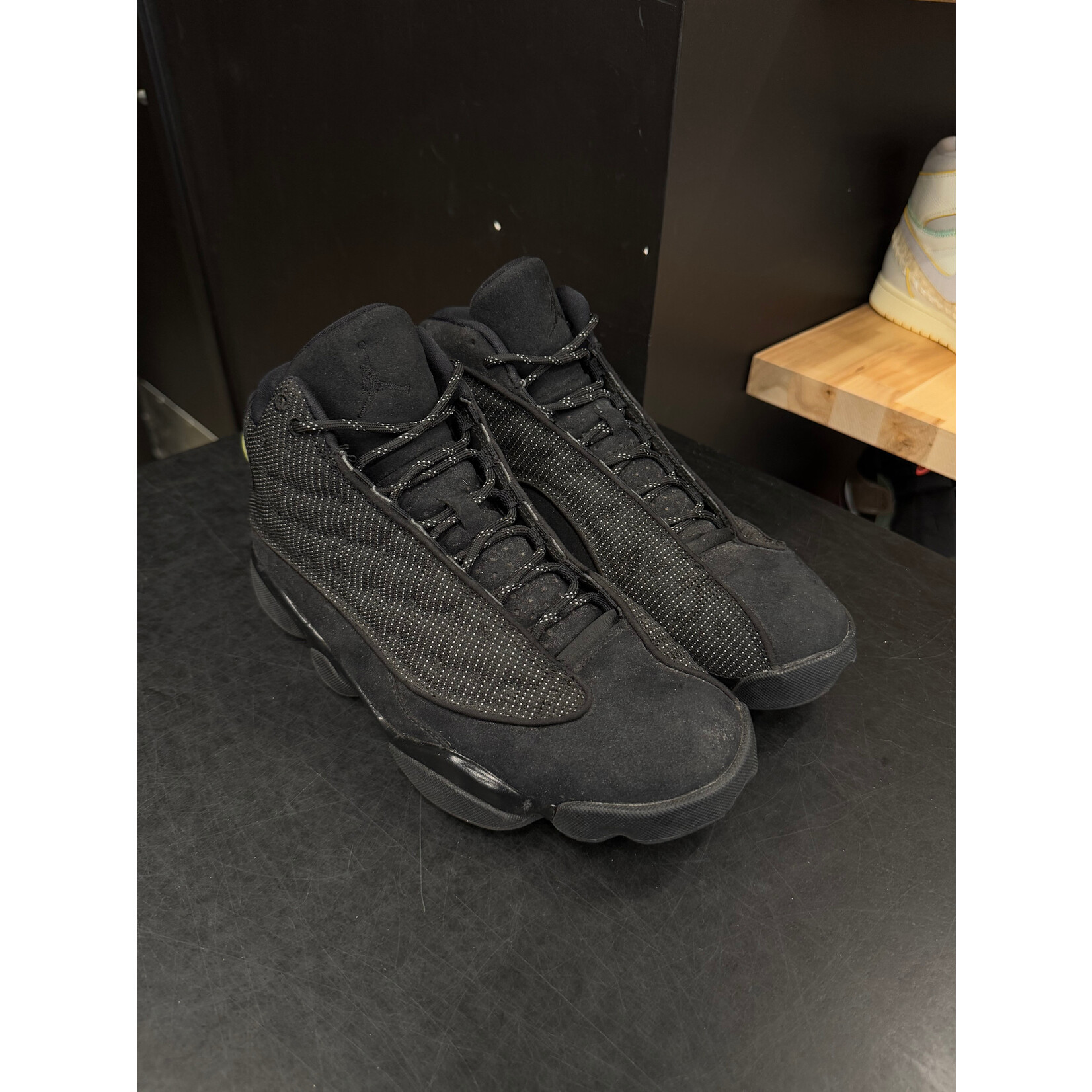 Jordan 13 retro all black sale