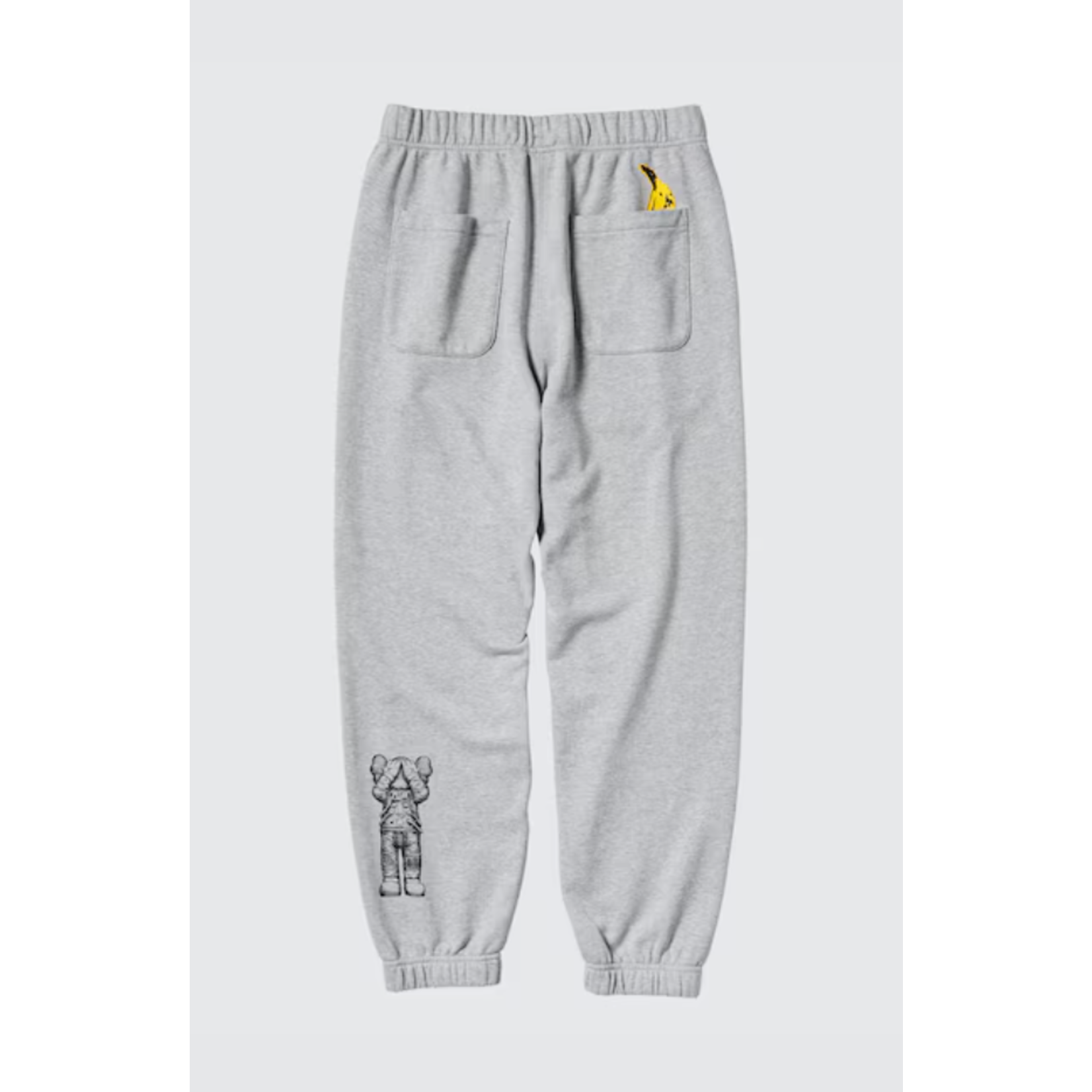 KAWS KAWS x Uniqlo Warhol 473557 Sweatpants Gray Size Medium, DS BRAND NEW