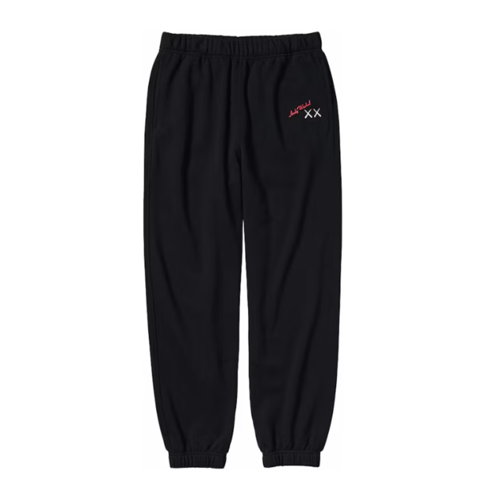 KAWS KAWS x Uniqlo Warhol 476120 Sweatpants Black Size Medium, DS BRAND NEW